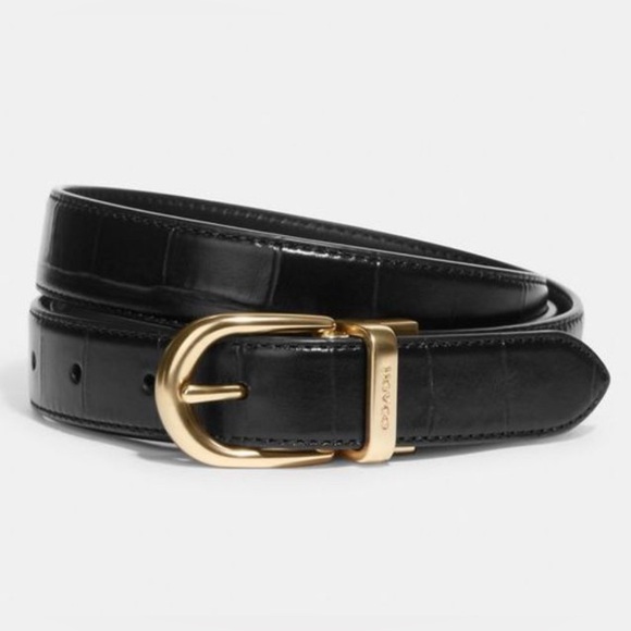 NWT Coach Outlet Classic Buckle Cut To Size Reversible Belt, 25 Mm - Picture 1 of 9